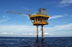 A Sea Swift platform. A Sea Swift platform.