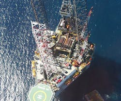 The jackup Valaris 107. The jackup Valaris 107.