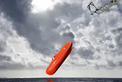 Freefall lifeboat.