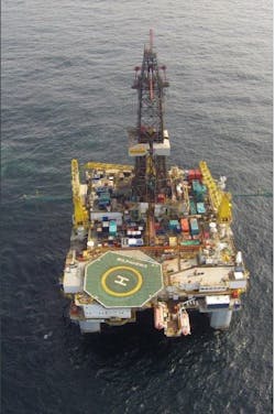 The semisubmersible WilPhoenix drilled the discovery well. The semisubmersible WilPhoenix drilled the discovery well.