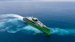 The FCS 7011 fast crew supply vessel. The FCS 7011 fast crew supply vessel.