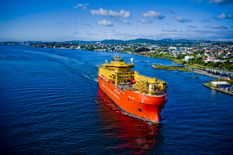 The accommodation vessel Edda Fides.