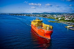 The accommodation vessel Edda Fides. The accommodation vessel Edda Fides.