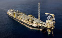 The FPSO Kwame Nkrumah MV21 is installed on the Jubilee field offshore Ghana. The FPSO Kwame Nkrumah MV21 is installed on the Jubilee field offshore Ghana.