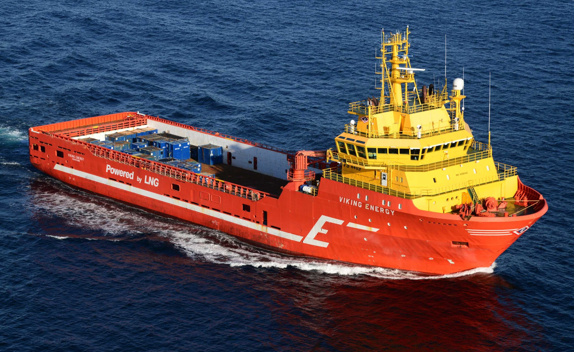 The platform supply vessel Viking Energy.