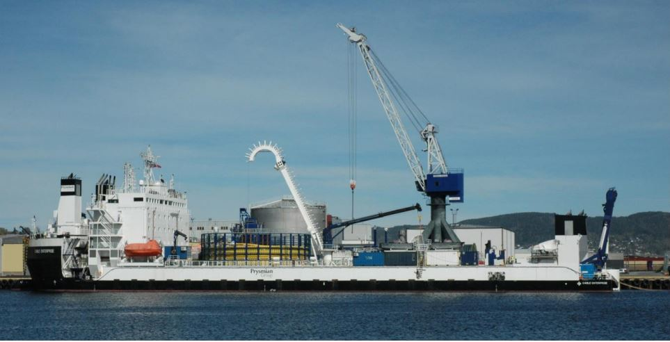 The cable laying vessel Cable Enterprise.