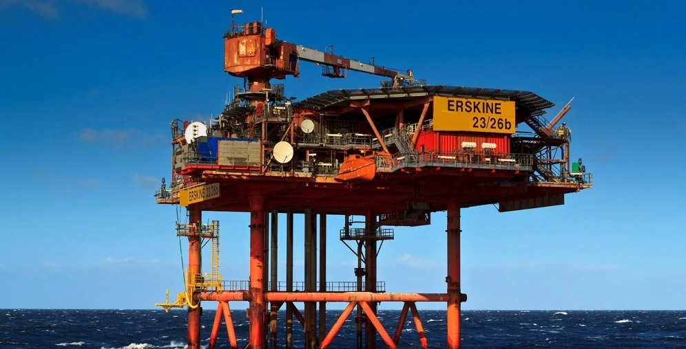 The Erskine field is in the UK central North Sea.