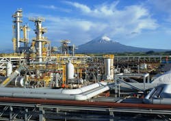 The Kupe gas processing plant. The Kupe gas processing plant.