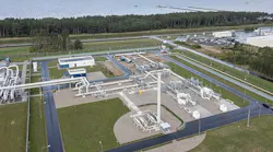 Landfall facilities in Germany.
