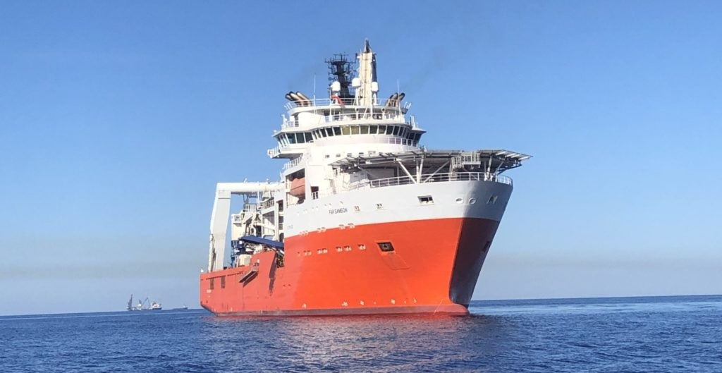 The construction support vessel Normand Samson.