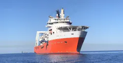 The construction support vessel Normand Samson.