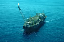 The FPSO P-50 operates at the Albacora Leste field in the Campos basin. The FPSO P-50 operates at the Albacora Leste field in the Campos basin.