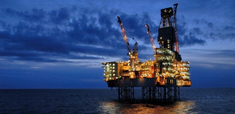 The Shah Deniz platform.