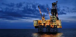 The Shah Deniz platform.