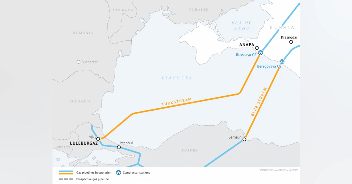 Turkstream Gas Reaches More European Countries Offshore Turkstream Gas Reaches More European Countries Offshore