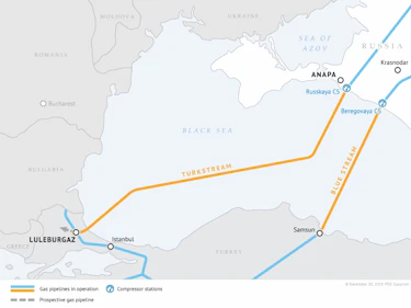 Turkstream Gas Reaches More European Countries Offshore