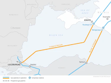 Turkstream Gas Reaches More European Countries Offshore Turkstream Gas Reaches More European Countries Offshore