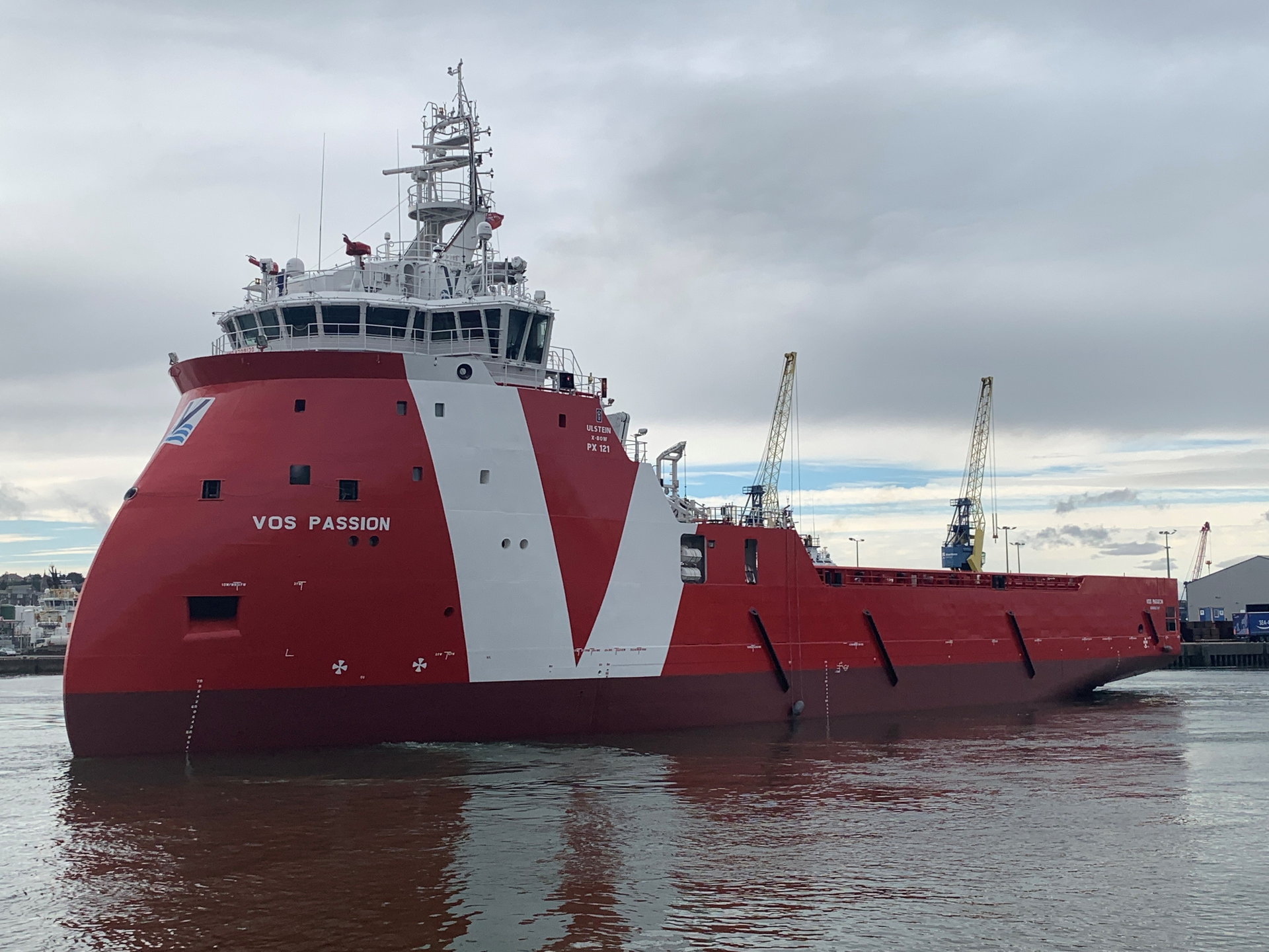 The platform supply vessel VOS Passion.