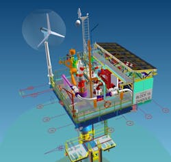 The Zandolie platform will be installed in the Gulf of Paria. The Zandolie platform will be installed in the Gulf of Paria.