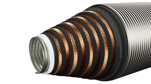 The Continental 20,000-psi flexible line has an internal stainless-steel carcass that is engineered to endure periods of continuous operation.