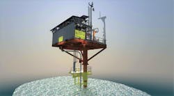 The renewable energy-powered platform will be installed in block 1 (a) in the Gulf of Paria.