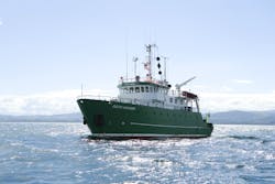 The research vessel Celtic Voyager. The research vessel Celtic Voyager.