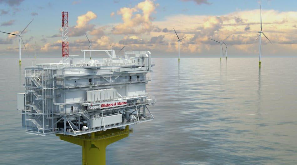 Keppel says it will design and build the topsides modules of two substations for an upcoming undisclosed offshore wind farm project.