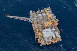 The Pompano platform in the US Gulf of Mexico. The Pompano platform in the US Gulf of Mexico.