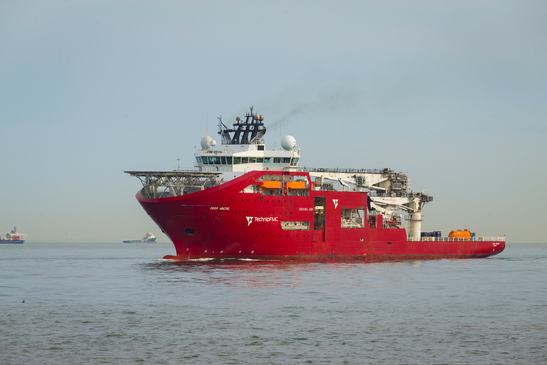 The diving support vessel Deep Arctic.