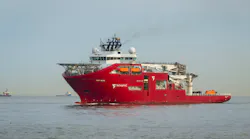 The diving support vessel Deep Arctic.