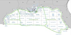 The Gulf of Mexico’s Western, Central and Eastern Planning Areas. The Gulf of Mexico’s Western, Central and Eastern Planning Areas.