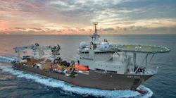 The cable-laying vessel Boka Ocean.