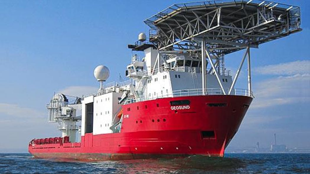 The construction support vessel Geosund.