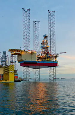 The jackup Maersk Interceptor.