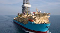 The drillship Maersk Valiant drilled Bonboni-1, the first exploration well in the northern portion of block 58 offshore Suriname.