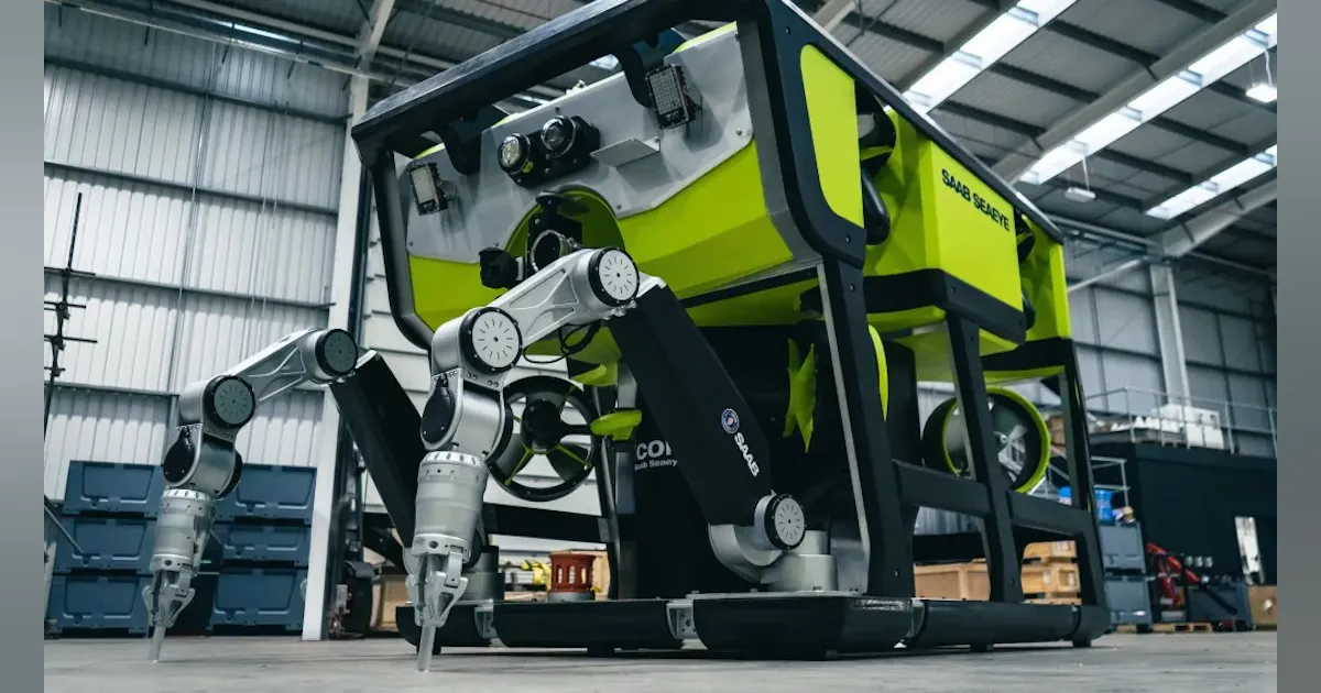 Seaeye Riger Rov Saab Seaeye secures record electric ROV order from Ocean Infinity ...