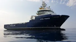 The supply vessel Stril Pioneer.