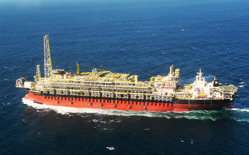 The FPSO Cidade Angra dos Reis operates at the deepwater Tupi field offshore Brazil.