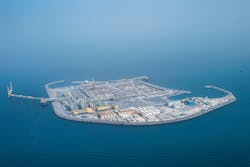 Upper Zakum artificial island. Upper Zakum artificial island.