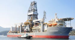 The ultra-deepwater drillship Deepwater Poseidon. The ultra-deepwater drillship Deepwater Poseidon.