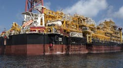 The FPSO CLOV operates on block 17 offshore Angola.