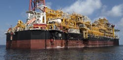 The FPSO CLOV operates on block 17 offshore Angola. The FPSO CLOV operates on block 17 offshore Angola.