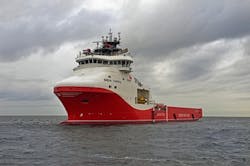 The platform supply vessel Siem Thiima. The platform supply vessel Siem Thiima.