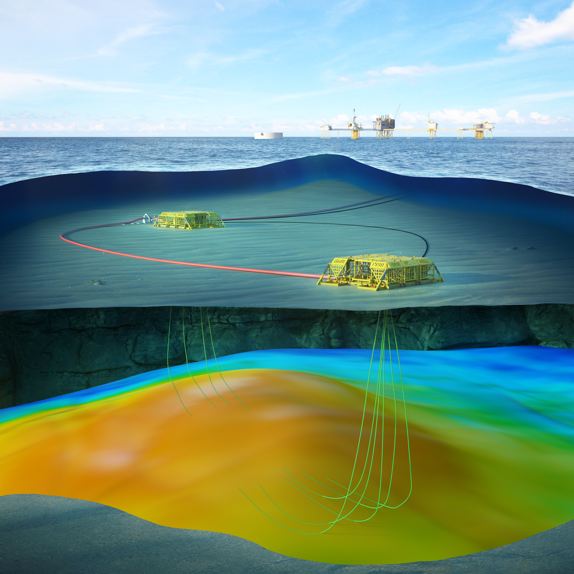 The Tommeliten A field will be developed via a 25-km (16-mi) tieback to the Ekofisk complex.