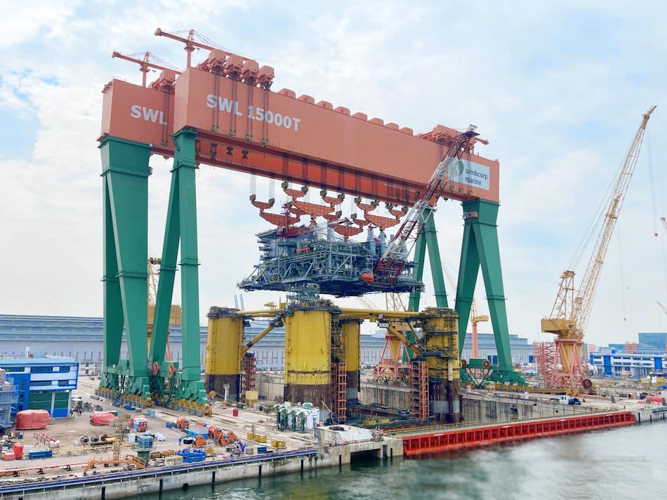 Sembcorp Marine delivers Vito semisubmersible floating production unit ...