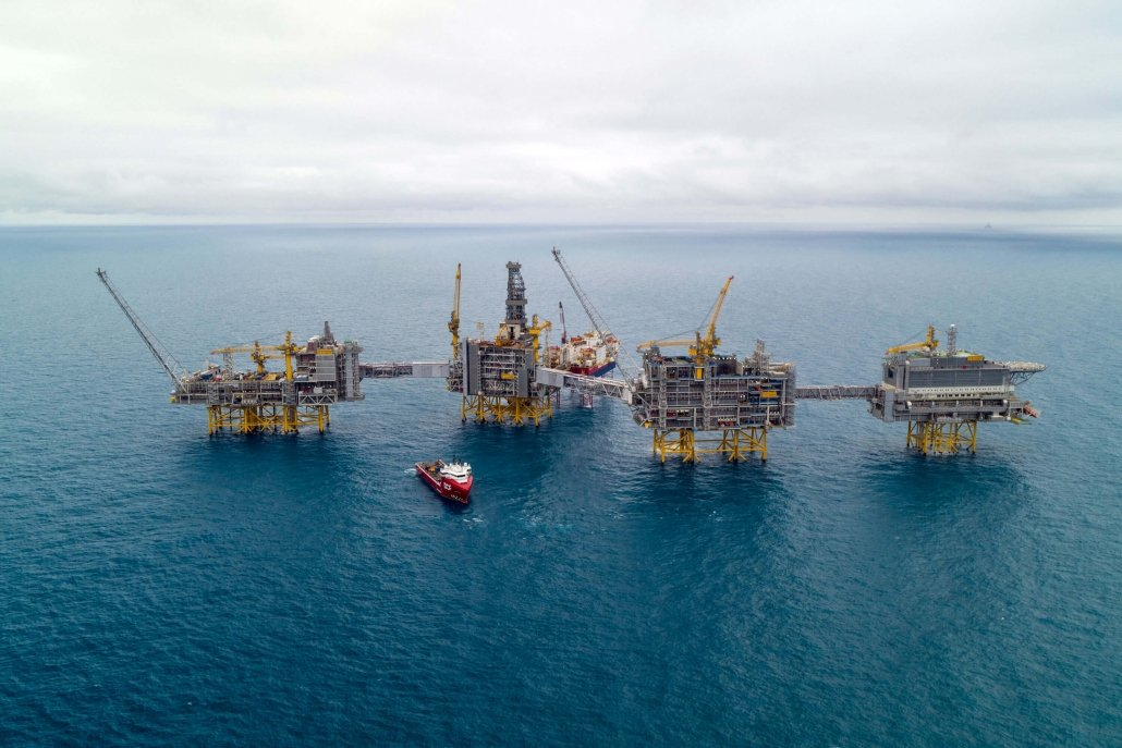 Johan Sverdrup Phase 1 in the Norwegian North Sea.