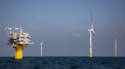 The SeaMade offshore wind farm in the Belgian North Sea.