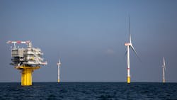 The SeaMade offshore wind farm in the Belgian North Sea. The SeaMade offshore wind farm in the Belgian North Sea.