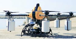 World&rsquo;s first &lsquo;Sea-to-Air Integrated Drone&rsquo; by QYSEA and KDDI.