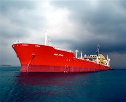 The Abo FPSO. The Abo FPSO.